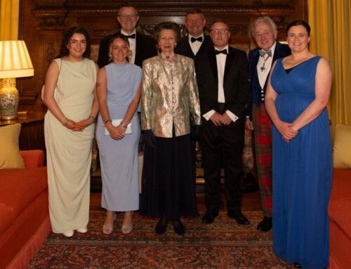 Columba 1400 at the Palace of Holyroodhouse